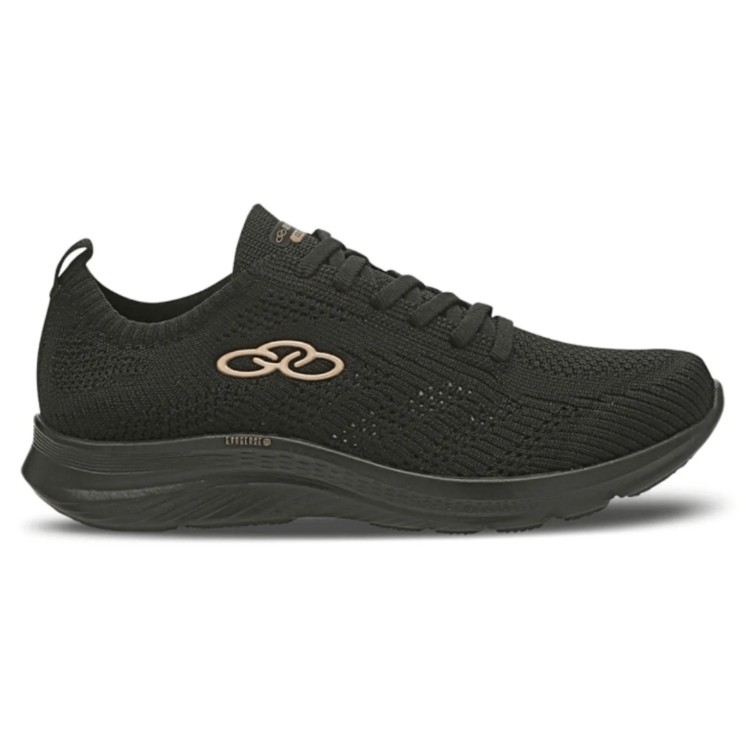 Tênis Olympikus Ultraleve 130g Feminino Caminhada Preto